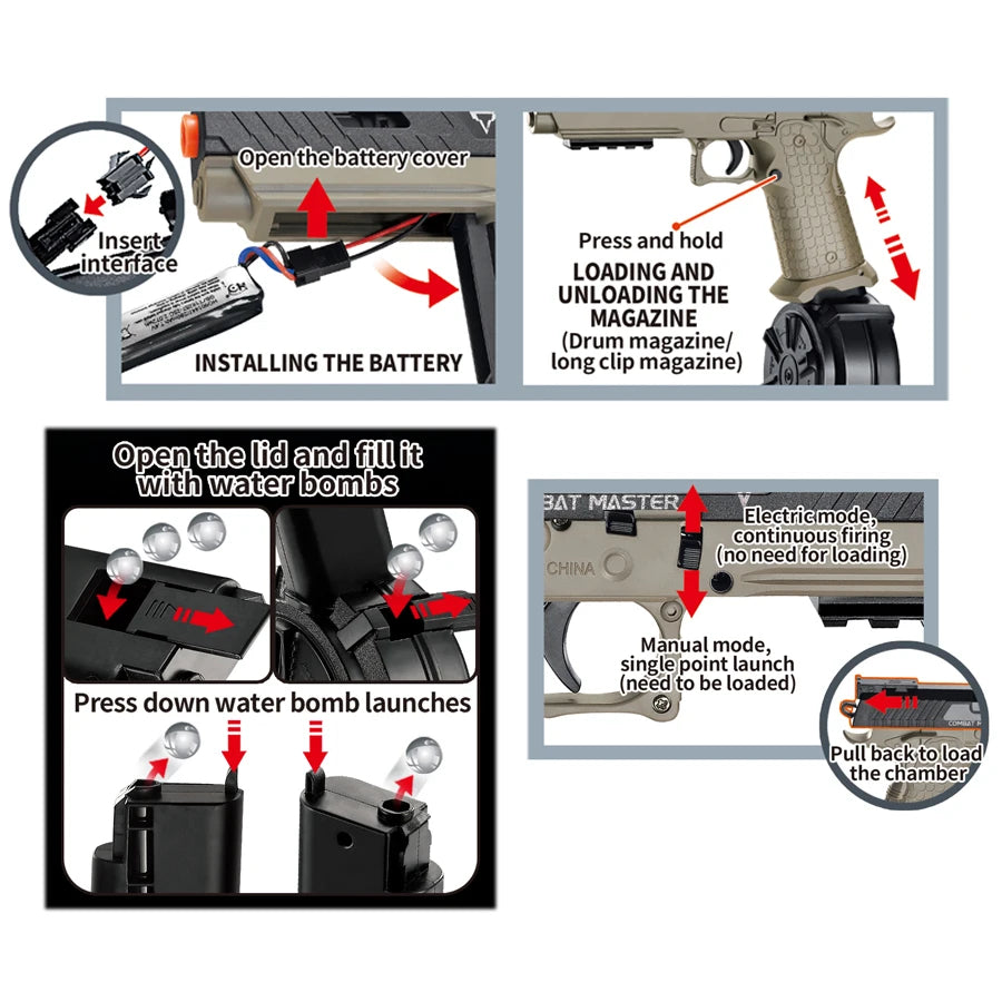 TTI 2011 Electric Pistol Splatter Ball Blaster